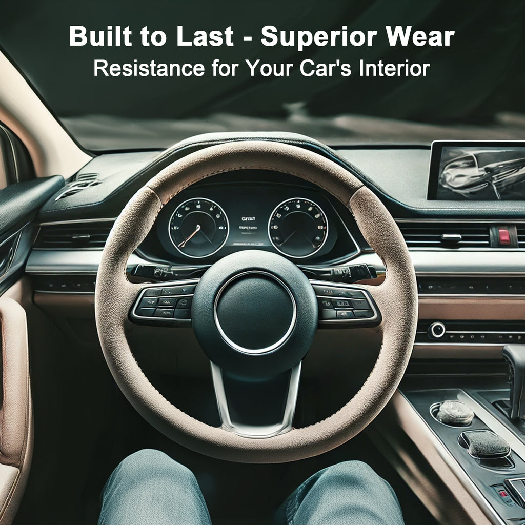 RadiantDecor Brown Suede-Style Automotive Interior Wrap