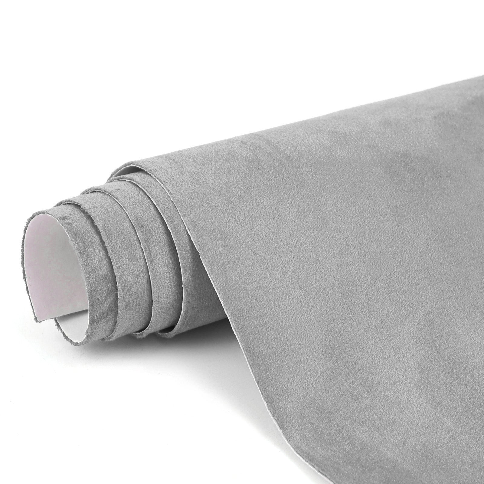 RadiantDecor Grey Suede-Style Automotive Interior Wrap