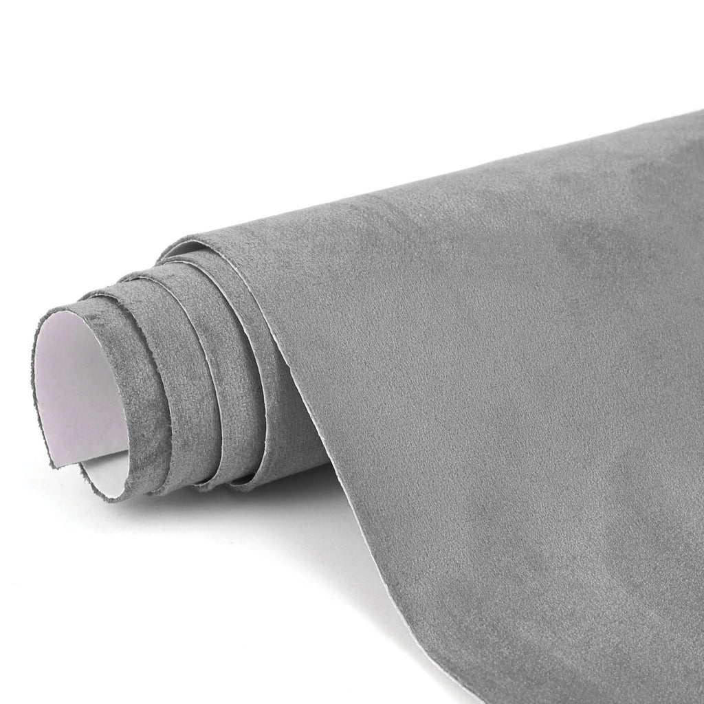 RadiantDecor Dark Grey Suede-Style Automotive Interior Wrap