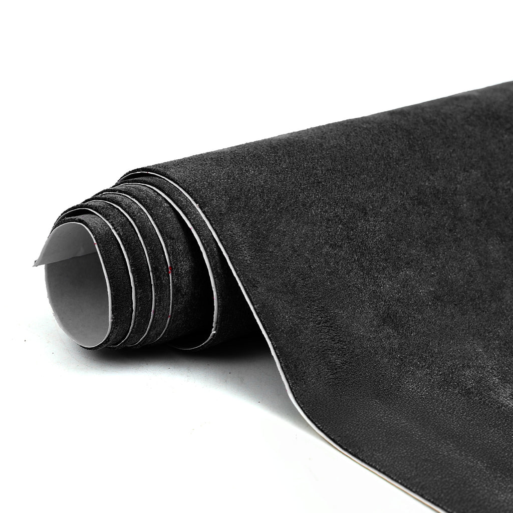 RadiantDecor Black Suede-Style Automotive Interior Wrap
