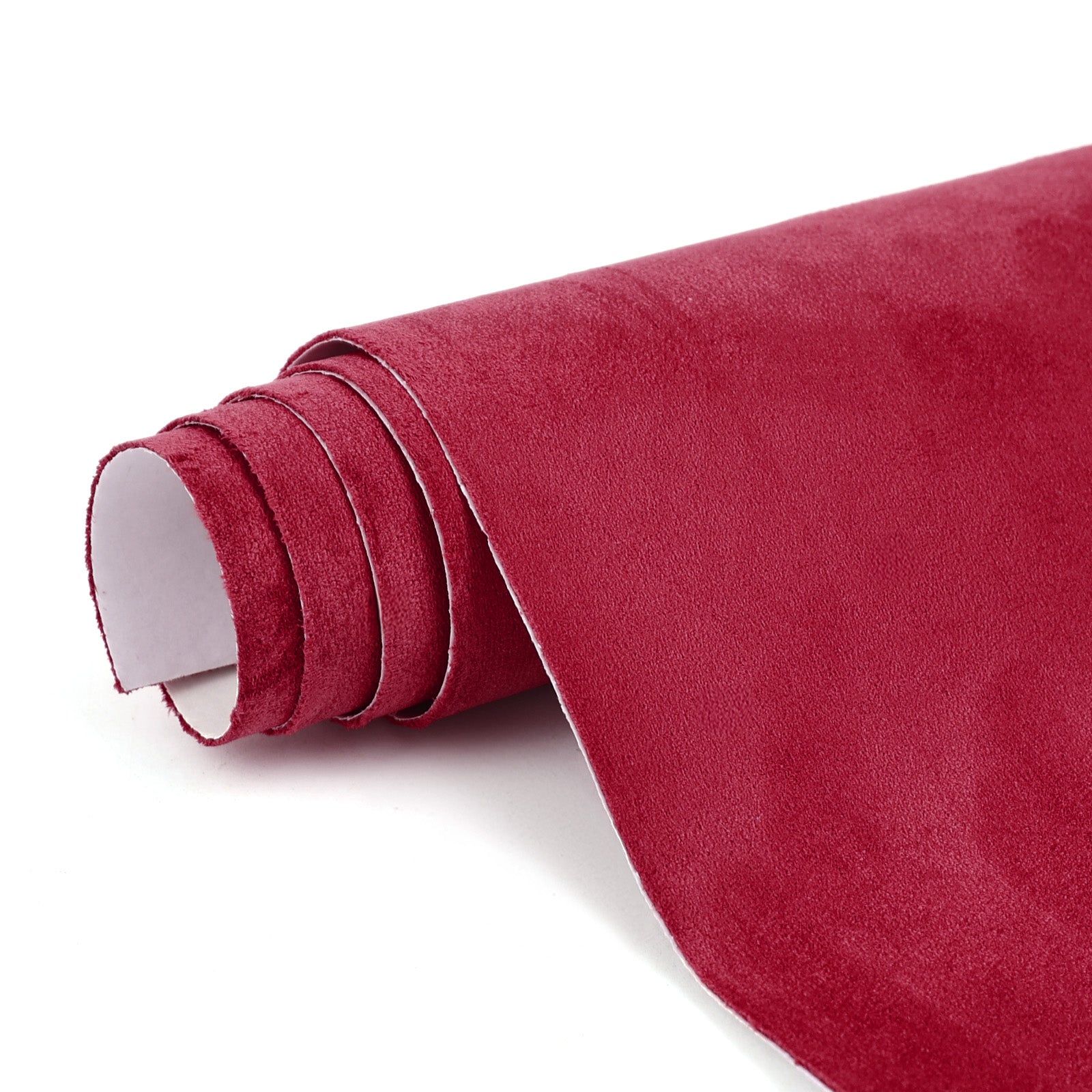 RadiantDecor Burgundy Suede-Style Automotive Interior Wrap